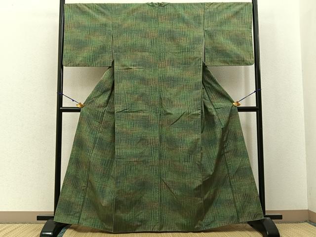 平和屋着物■上質な紬 霞文 正絹 逸品 BAAY3039hj