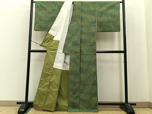平和屋着物■上質な紬 霞文 正絹 逸品 BAAY3039hj
