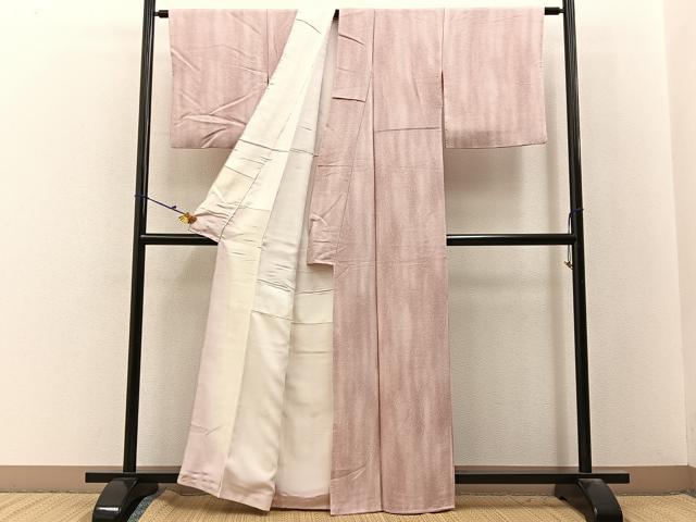 平和屋着物■上質な小紋 花尽し 暈し染め 正絹 逸品 BAAY3069hj