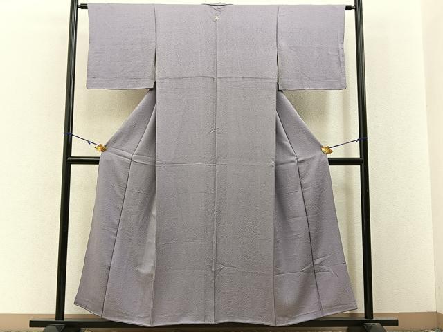 平和屋着物■上質な色無地 紋意匠 薄色 正絹 逸品 BAAY3077hj