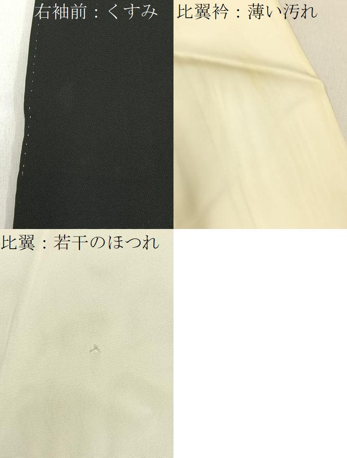 平和屋着物■豪華黒留袖 鳳凰花文 金銀彩 正絹 逸品 BAAY3089hj
