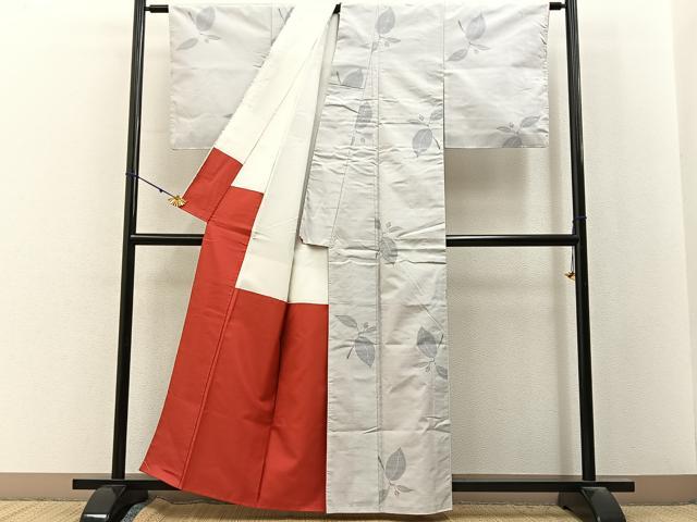 平和屋着物■上質な紬 蕾 正絹 逸品 未使用 BAAY3112hj