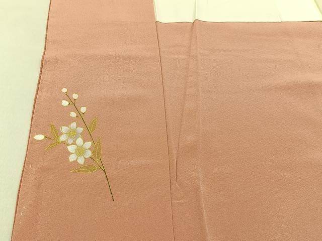 平和屋着物■訪問着 扇面花文 暈し染め 金彩 正絹 逸品 未使用 BAAY3119hj