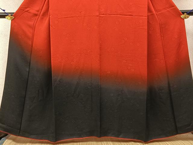 平和屋着物■訪問着 菊地紋 暈し染め 正絹 逸品 BAAY3124hj