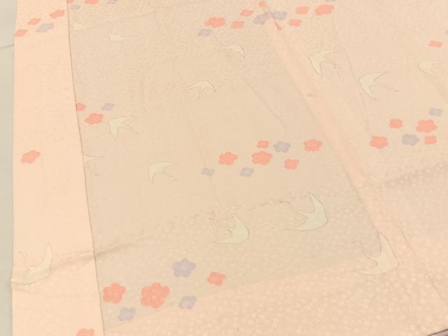 平和屋着物■大正の浮世絵師 竹久夢二 夢二ロマン 長襦袢 無双仕立て 飛鶴梅文 半衿刺繍 正絹 逸品 BAAY3127hj