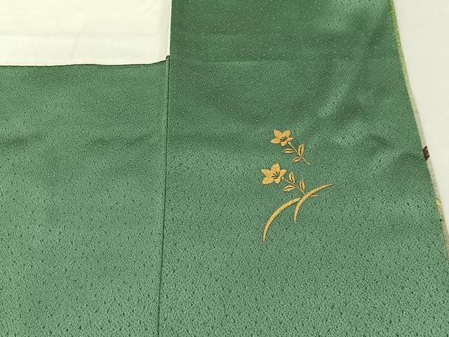 平和屋着物■訪問着 地紙風景花文 暈し染め 金銀彩 正絹 逸品 BAAY3133hj