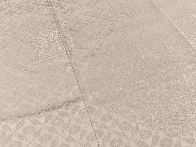 平和屋着物■無地絵羽訪問着 桐竹地紋 灰桜色 京都きもの友禅扱い 正絹 逸品 未使用 BAAY3148hj