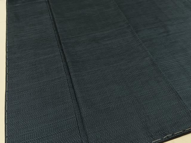 平和屋着物■男性 本場大島紬 アンサンブル 格子 羽裏:富士 証紙付き 正絹 逸品 未使用 BAAY3150hj