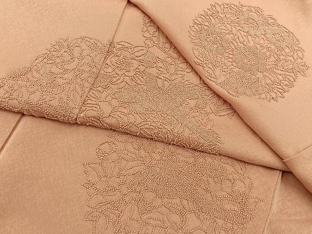 平和屋着物■中国三大刺繍 総相良刺繍 無地絵羽訪問着 花鳥文 虹色 正絹 逸品 BAAY3153hj