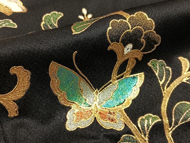 平和屋着物■豪華振袖 鳳凰更紗花蝶文 暈し染め 金銀彩 正絹 逸品 BAAY3159hj
