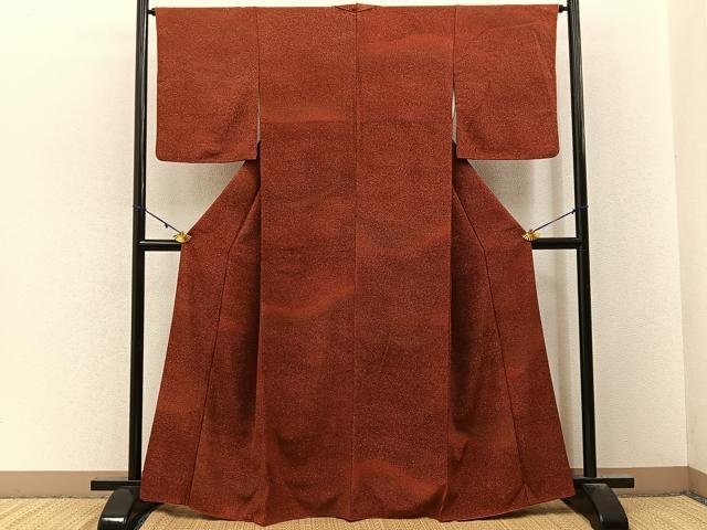 平和屋着物■上質な小紋 霞文 正絹 逸品 BAAY3166hj