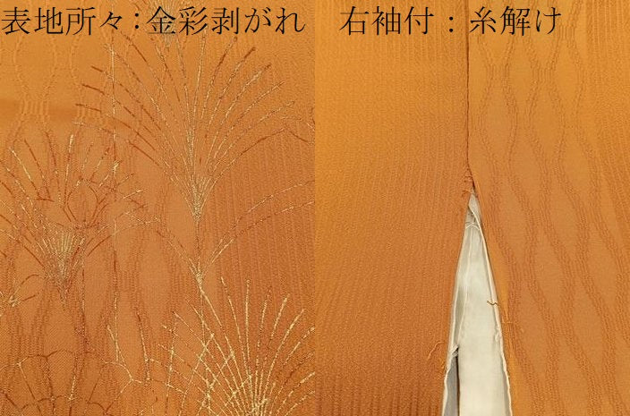 平和屋着物■豪華振袖 駒刺繍 花蝶文 金彩 正絹 逸品 BAAY3188hj