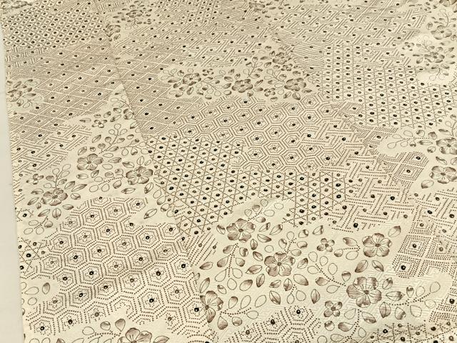 平和屋着物■上質な小紋 辻が花 絞り 正絹 逸品 BAAY3189hj