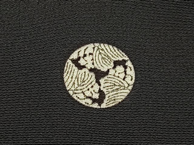 平和屋着物■豪華黒留袖 刺繍 浜松文 暈し染め 金銀彩 正絹 逸品 BAAY3201hj