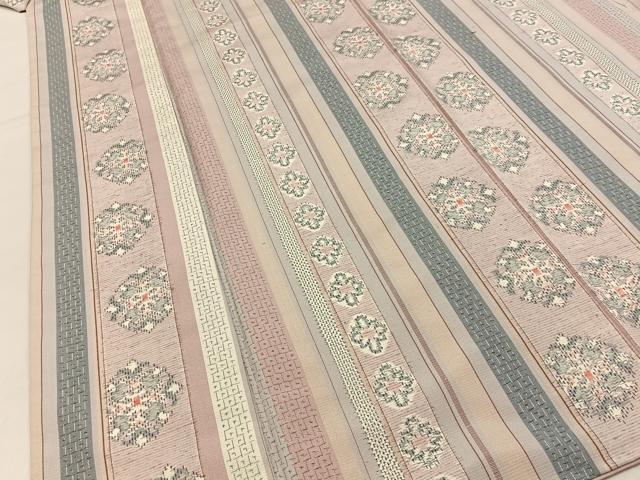 平和屋着物■上質な紬 吉祥間道 正絹 逸品 BAAY3251hj