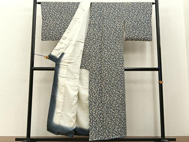 平和屋着物■上質な小紋 中村弥吉作 枝梅文 正絹 逸品 未使用 BAAY3266hj