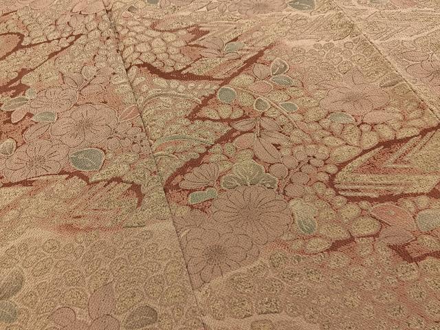 平和屋着物■訪問着 辻が花 鬼しぼ縮緬 正絹 逸品 未使用 BAAY3281hj