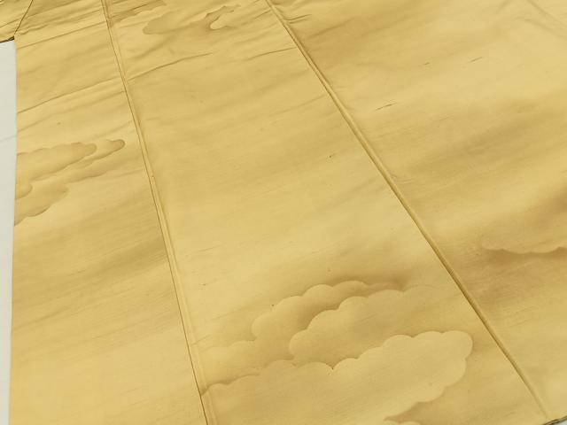平和屋着物■上質な小紋 紬地 雲重ね文 正絹 逸品 BAAY3321hj