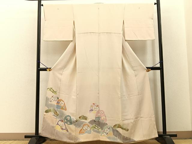 平和屋着物■豪華色留袖 辻が花 絞り 金彩 正絹 逸品 BAAY3331hj