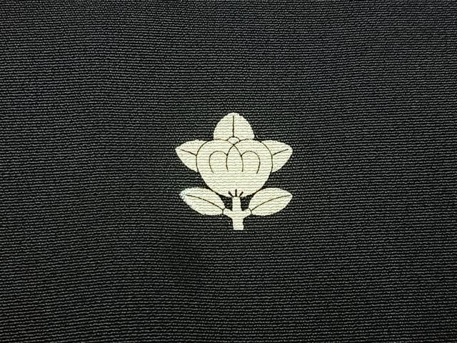 平和屋着物■豪華黒留袖 双鶴扇面花文 金彩 正絹 逸品 BAAY3333hj