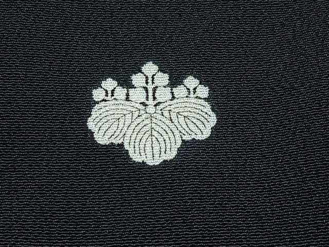 平和屋着物■豪華黒留袖 尾長鶏檜扇花文 金彩 正絹 逸品 BAAY3348hj