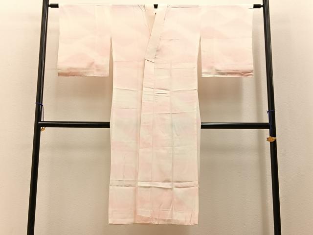 平和屋着物■長襦袢 無双仕立て 遠山文 正絹 逸品 BAAY3352hj