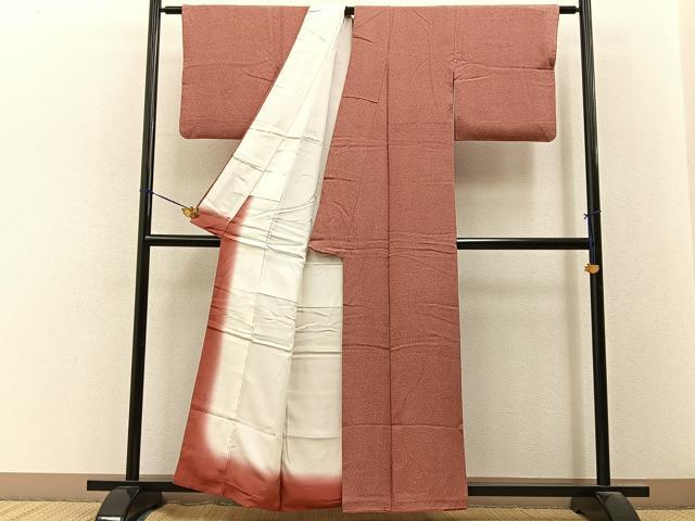 平和屋着物■伝統工芸士 石塚幸生 江戸小紋 大小あられ 正絹 逸品 BAAY3357hj