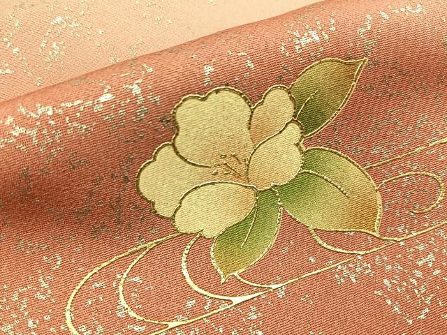平和屋着物■訪問着 流水花文 暈し染め 金銀彩 正絹 逸品 BAAY3387hj