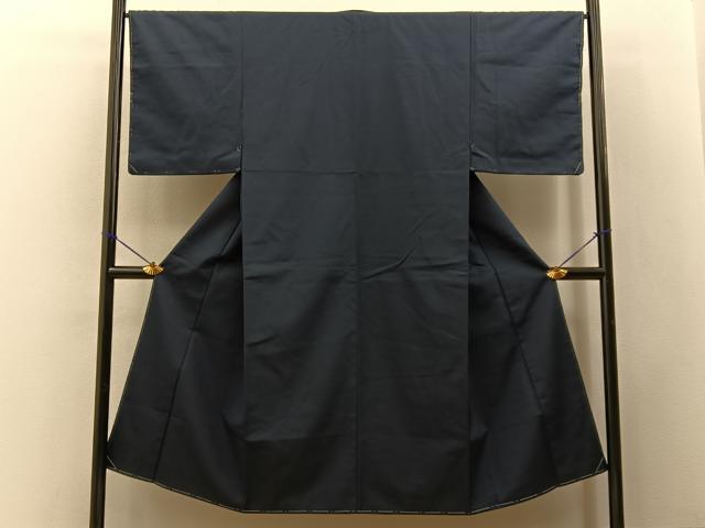 平和屋着物■男性 お召 霞文 正絹 逸品 未使用 BAAY3411hj
