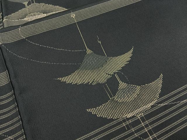 平和屋着物■小紋 飛鶴文 洗える着物 BAAY3432hj