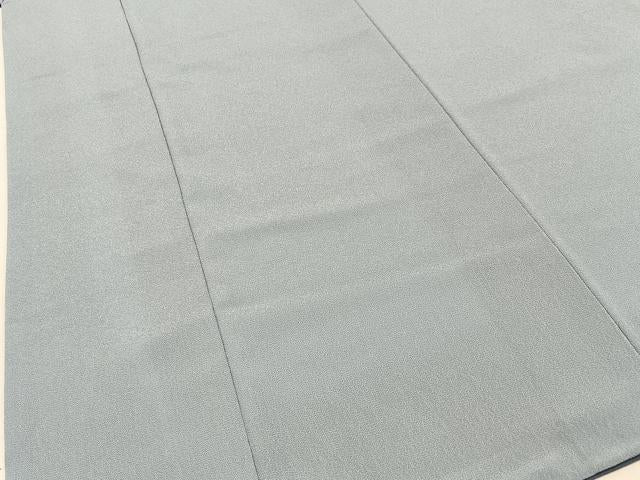 平和屋着物■色無地 薄雲鼠色 洗える着物 BAAY3452hj