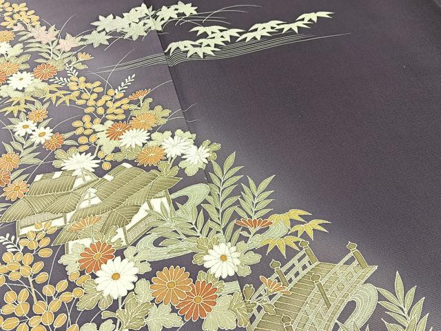 平和屋着物■訪問着 御所解文 暈し染め 正絹 逸品 BAAY3472hj