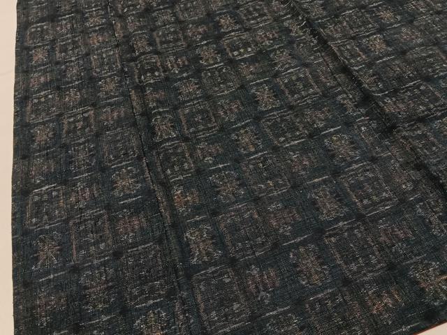 平和屋着物■上質な紬 吉祥文 正絹 逸品 BAAY3496hj