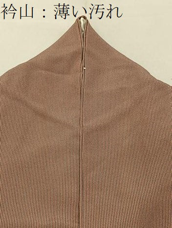 平和屋着物■伝統工芸士 廣瀬雄望 訪問着 江戸小紋 万筋 ときがら茶色×赤茶色×老竹色 正絹 逸品 BAAY3497hj