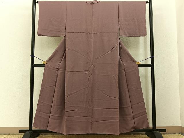 平和屋着物■上質な色無地 退紅色 松坂屋扱い 正絹 逸品 BAAY3530hj