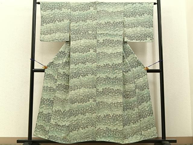 平和屋着物■上質な小紋 花尽くし 正絹 逸品 BAAY3557hj