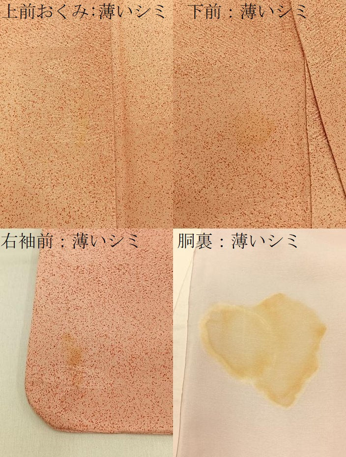 平和屋着物■上質な小紋 エ霞芝草地紋 正絹 逸品 BAAY3566hj