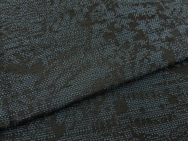 平和屋着物■上質な紬 風景花文 正絹 逸品 未使用 BAAY3569hj