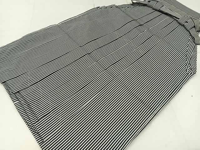 平和屋着物■男性 行灯袴 縞 洗える着物 未使用 BAAY3610hj