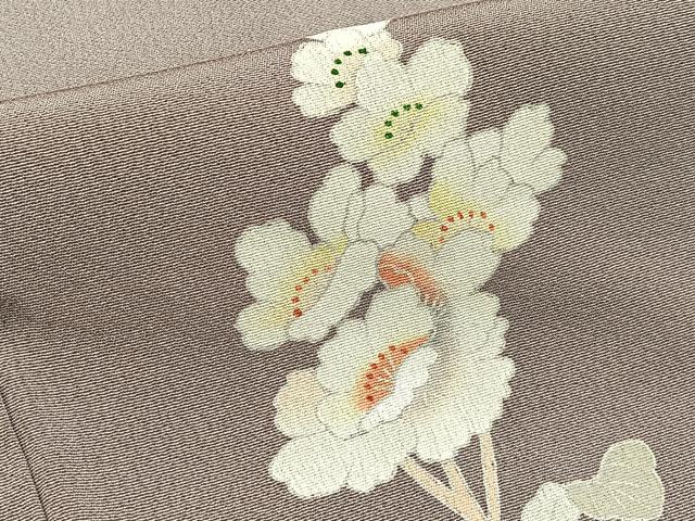 平和屋着物●訪問着 友禅 作家物 人物花文 正絹 逸品 BAAY3617hj
