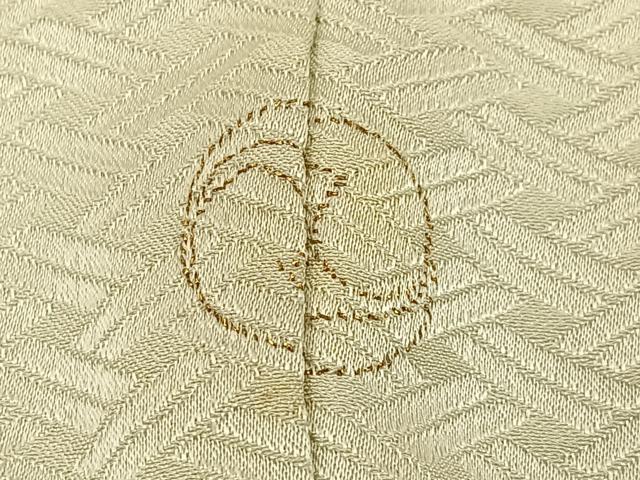 平和屋着物●訪問着 駒刺繍 絞り 秋草文 金彩 正絹 逸品 BAAY3623hj