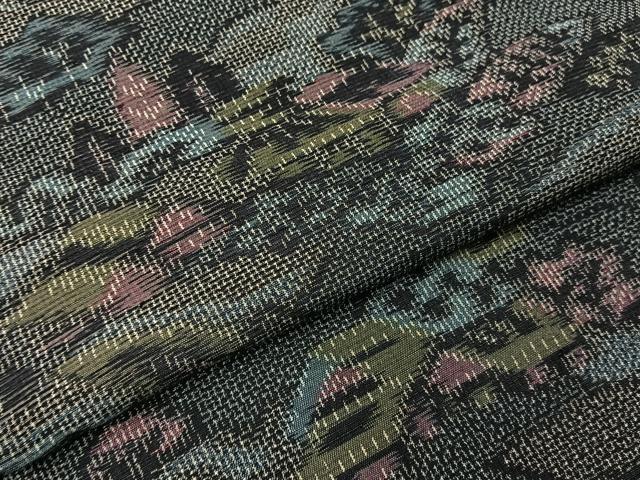 平和屋着物■上質な紬 風景文 正絹 逸品 BAAY3625hj