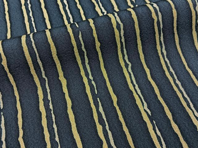 平和屋着物■上質な小紋 変わり縞 正絹 逸品 BAAY3629hj