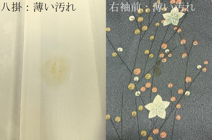 平和屋着物■上質な小紋 桔梗 暈し染め 正絹 逸品 BAAY3638hj