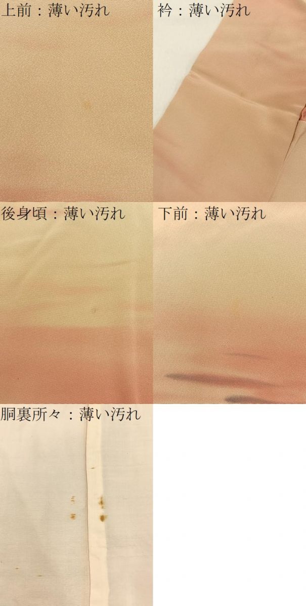 平和屋着物■上質な小紋 霞文 暈し染め 正絹 逸品 BAAY3658hj