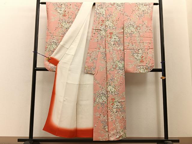 平和屋着物■豪華振袖 飾花文 正絹 逸品 BAAY3673hj