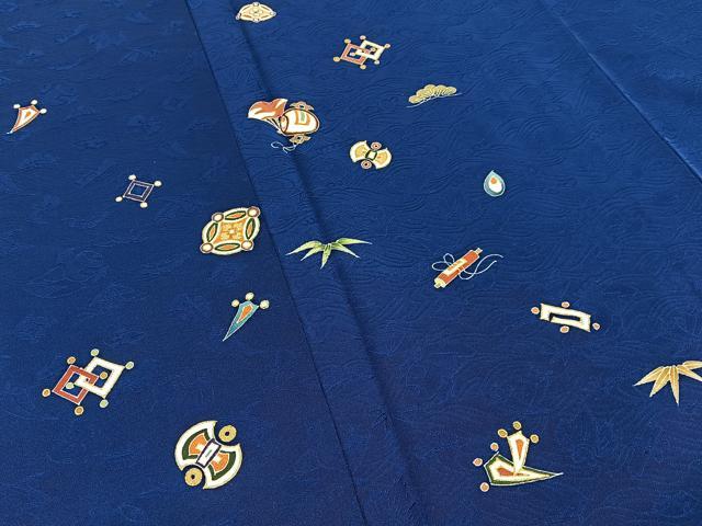 平和屋着物●訪問着 宝尽くし 金彩 正絹 逸品 BAAY3702hj