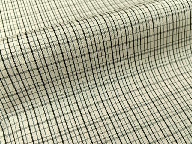 平和屋着物■上質な紬 格子柄 正絹 逸品 未使用 BAAY3705hj