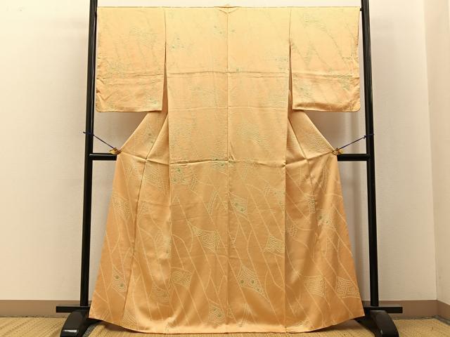 平和屋着物■上質な小紋 絞り 有職文 正絹 逸品 BAAY3735hj