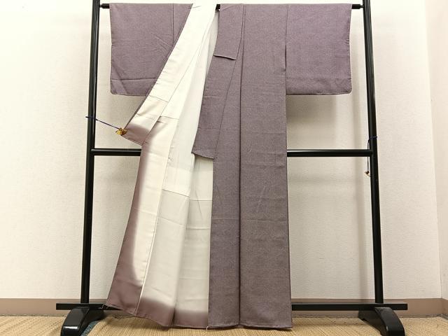 平和屋着物■江戸小紋 鮫小紋柄 正絹 逸品 未使用 BAAY3796hj